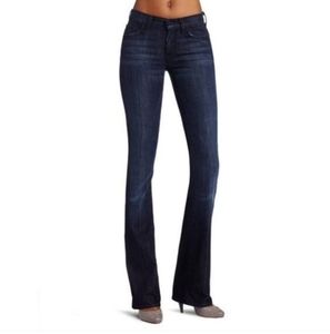 7 For All Mankind Dark High Waisted Bootcut Jeans